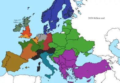 GDP comparison: Europe vs. Russia mapped