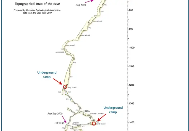 Krubera cave mapped