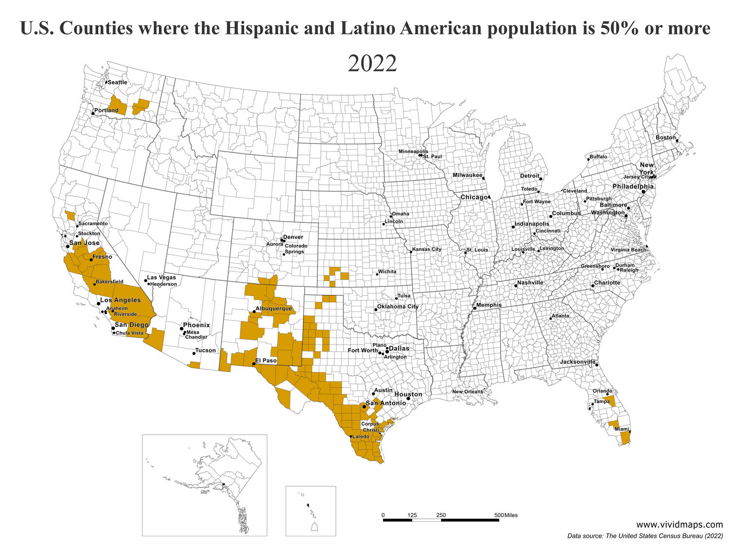 Mapping The Rise: Hispanic And Latino Americans Reshape The U.S ...