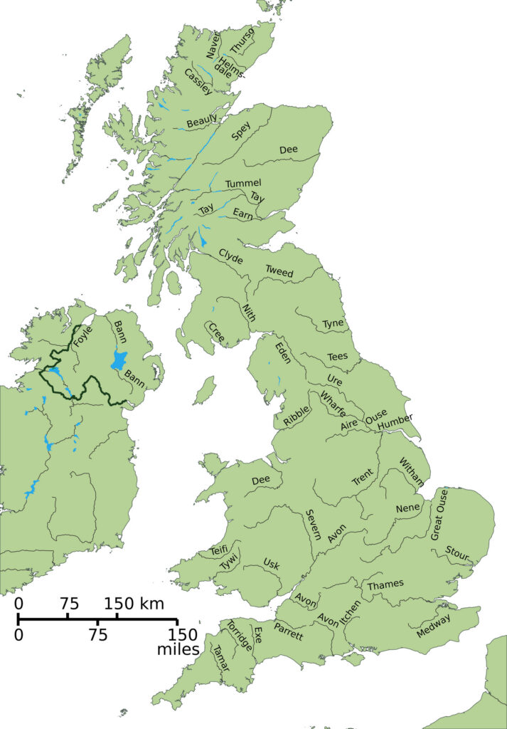 Exploring The Rivers Of The United Kingdom Vivid Maps