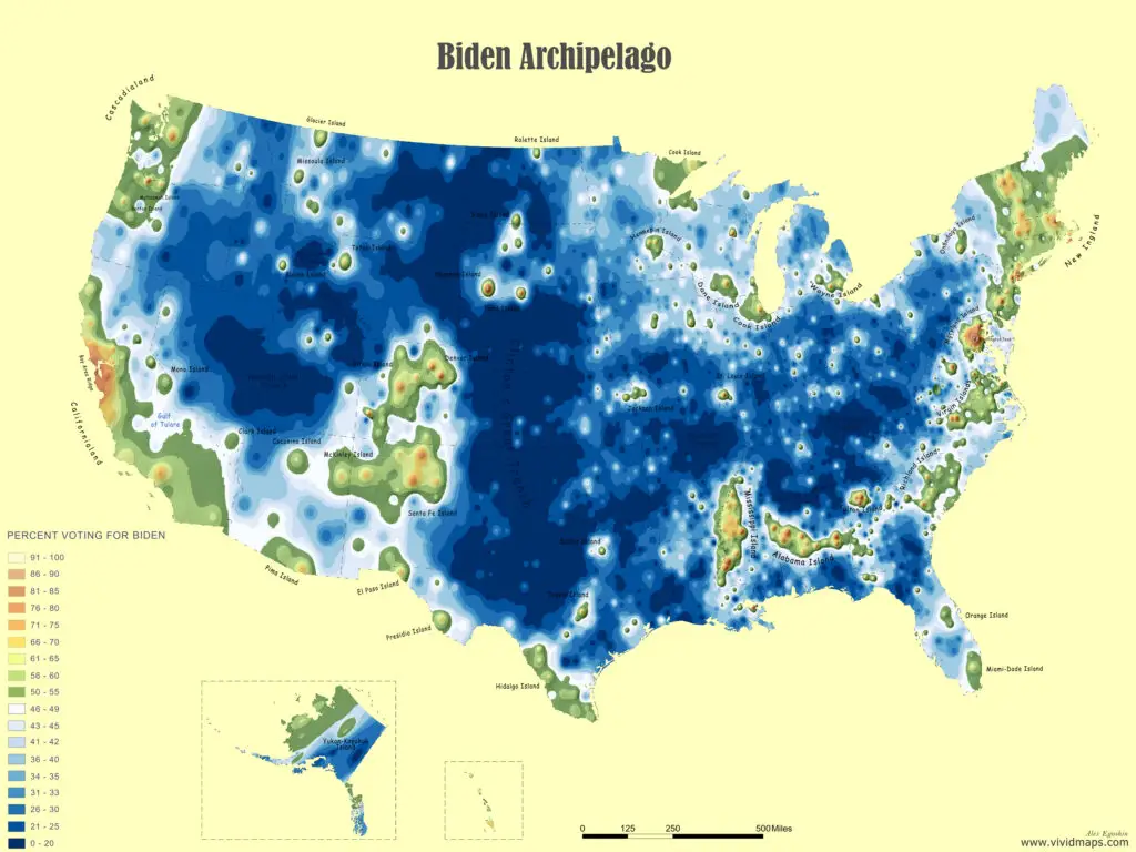 Election 2020: Biden Archipelago