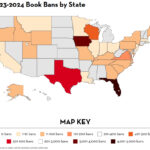 Book bans in the United States mapped
