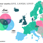 Map of Europe: Does you country live, laugh, love