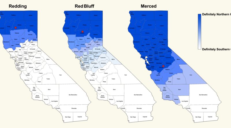 Northern California mapped