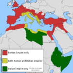 Roman vs Italian empire mapped