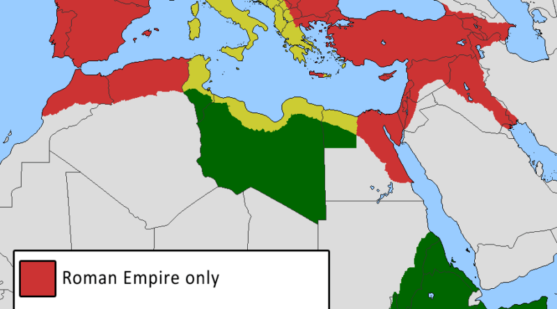 Roman vs Italian empire mapped