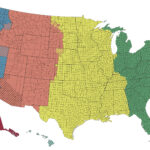 US Time Zone Map