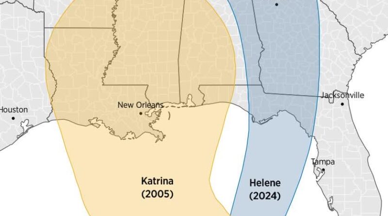 Decreasing size of the hurricane path cone of uncertainty mapped