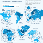 Mapped: Which Countries Get the Most Paid Time Off Overall