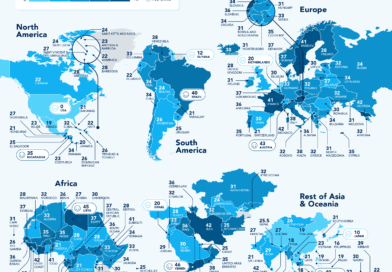 Mapped: Which Countries Get the Most Paid Time Off Overall