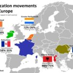 European unification movements mapped