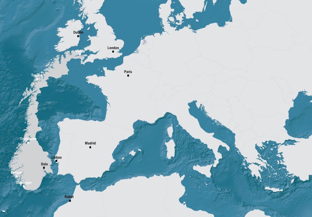 Mapped: How long is Norway? (Norway vs Europe)