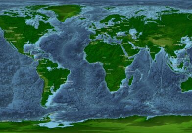 World map: All Ice on Earth Melted
