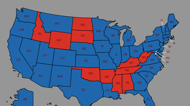 How college educated women voted in 2024 mapped