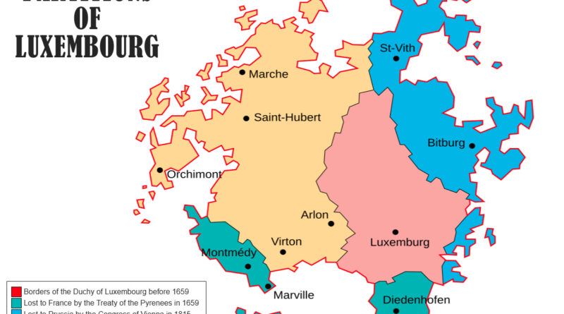 Luxemburg partition mapped