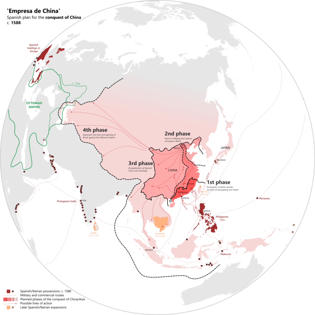 Spanish plan for the conquest of China