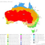 Australia's Expanding Deserts: Climate Maps from 1930 to 2099 Modern climate in Australia.
