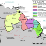 Map of the Five Guianas