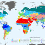 Koppen-Geiger climate classification (Hi-res world map)