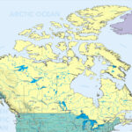 Detailed map of Canada