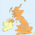The United Kingdom map