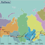 Trans-Siberian Railway map