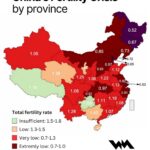 Fertility crisis in China mapped