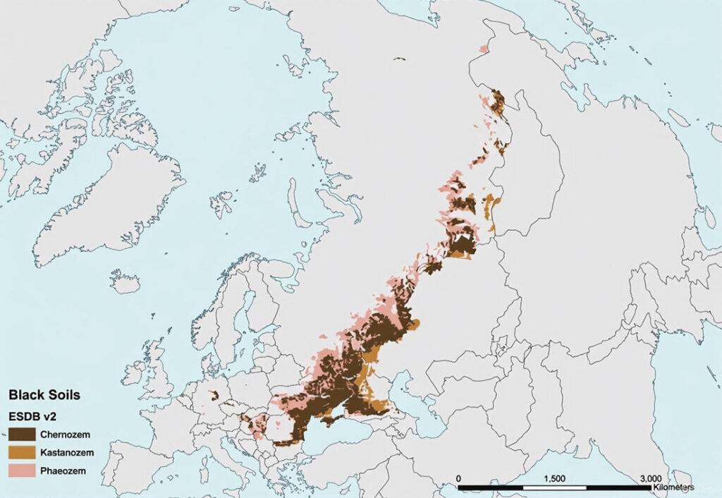Black soils in Eurasia
