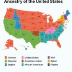 Most common self-identified ancestry of the U.S. mapped