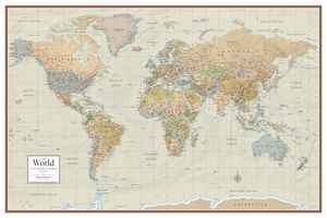 Swiftmaps Contemporary Wall Map Poster
