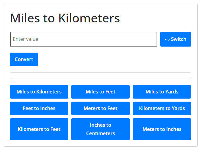 Distance & Length Converter - Vivid Maps