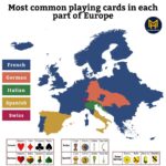 Most common playing cards mapped