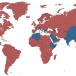 Where Did Your Alphabet Really Come From? Mapped: Countries in which an official language is primarily written in a script developed within their modern-day borders