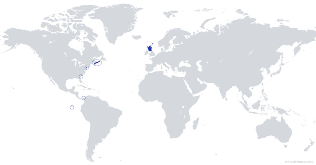 Scottish Colonial Empire Mapped