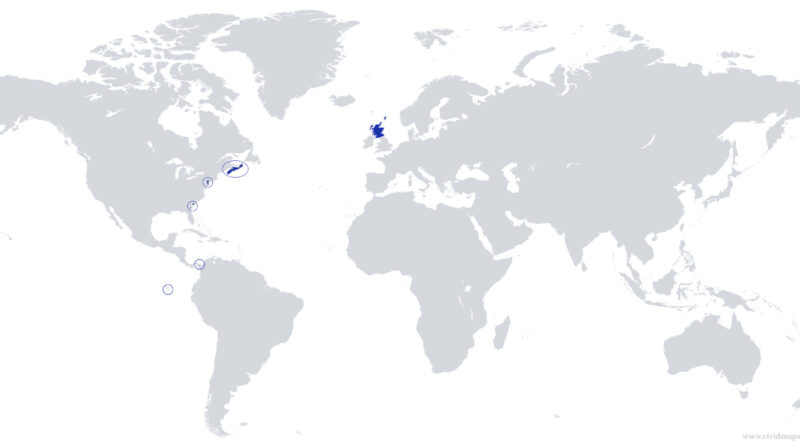 Scottish Colonial Empire Mapped