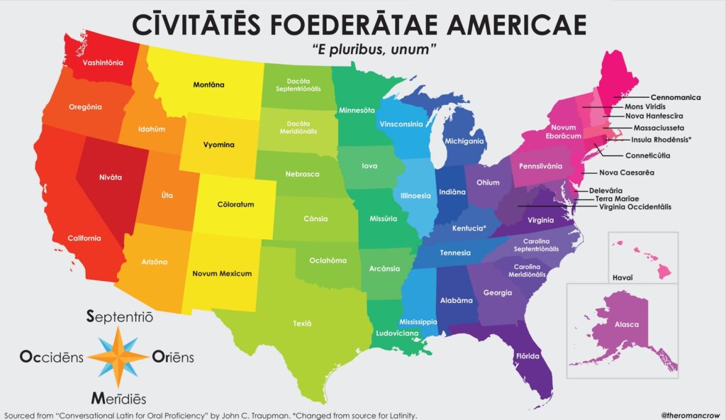 English names and Latin translations