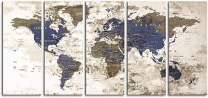 Vintage map poster