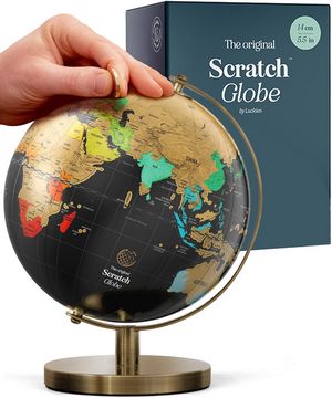 Scratch Off Globe