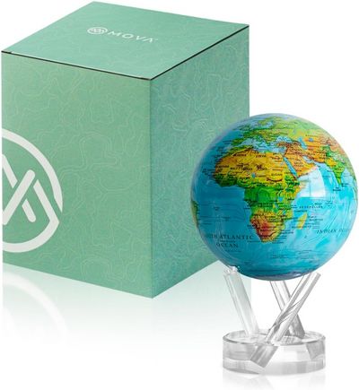 Solar powered globe
