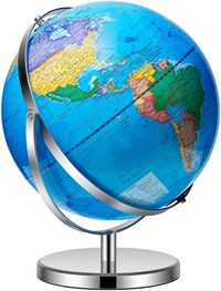 Globe with Stainless Steel
