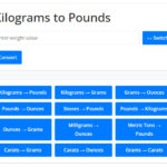 Tool weight converter