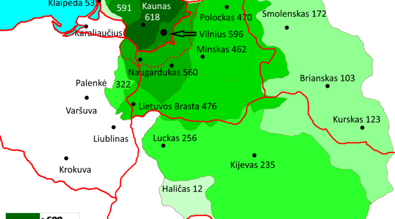 Mapped: How Many Years Was It Actually Lithuanian?