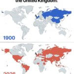 Countries with Larger Active Military Personnel than the UK: 1900 vs. 2026 Countries with larger active military personnel than the United Kingdom: 1900 vs 2026