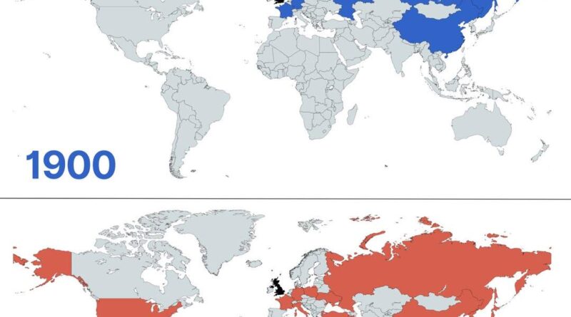 Countries with larger active military personnel than the United Kingdom: 1900 vs 2026