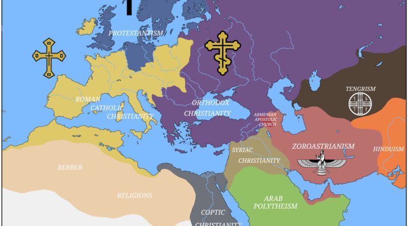 Map of Europe: What if Islam had never existed