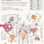 The Price of Happiness by Country The Price of Happiness by Country Mapped