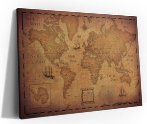 Push pin map board