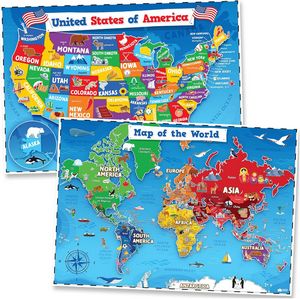 United States map for kids