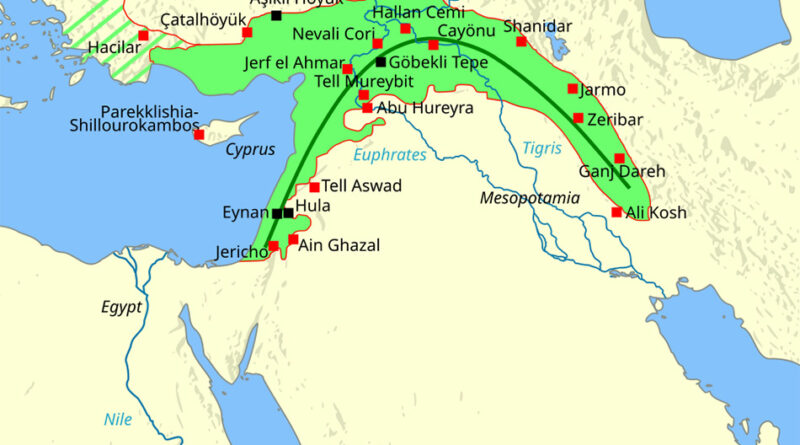 Fertile crescent mapped