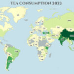 Tea Consumption by Country and How It Changed Since 2010 World Map of tea Consumption in 2023